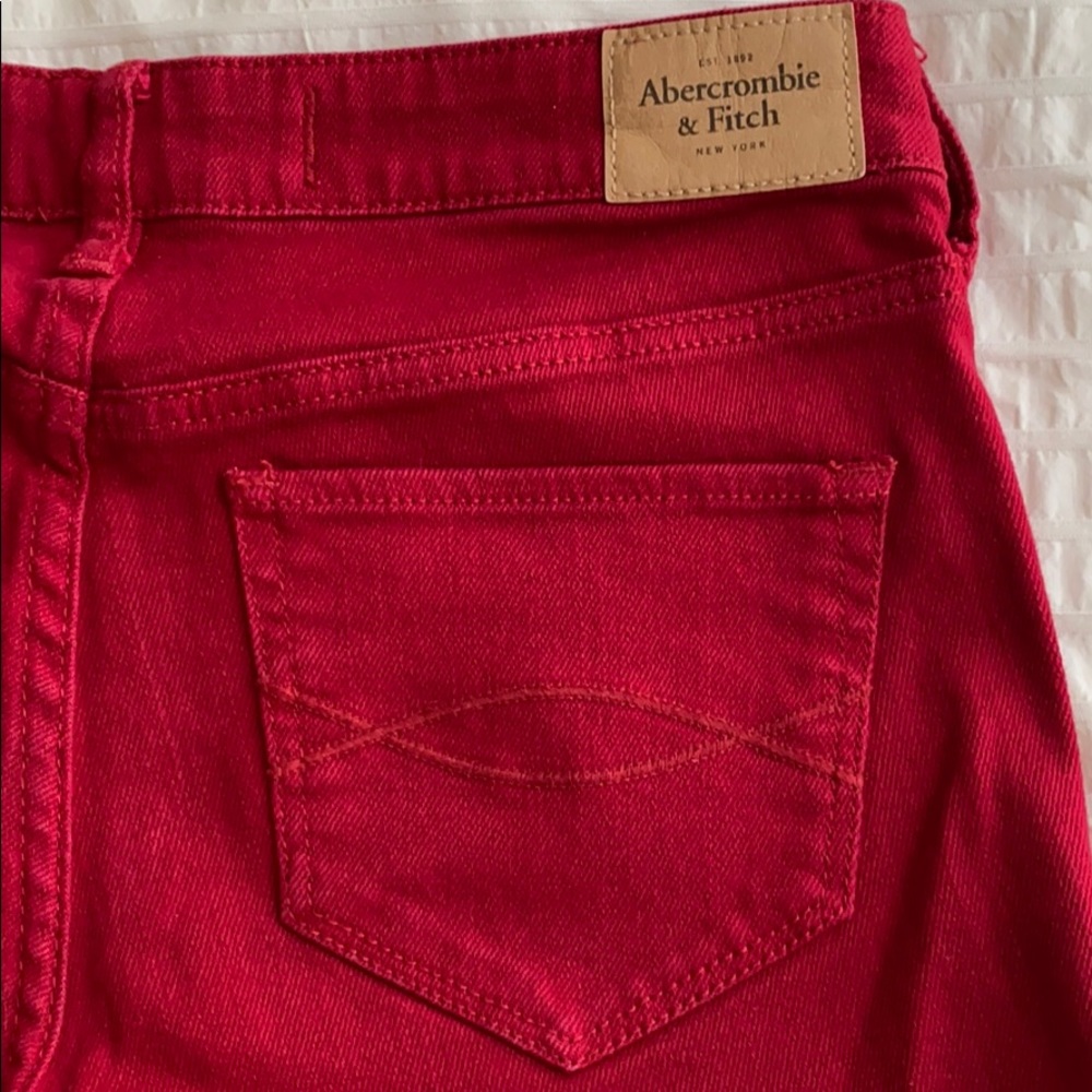 Red A&F pants - Picture 3 of 8